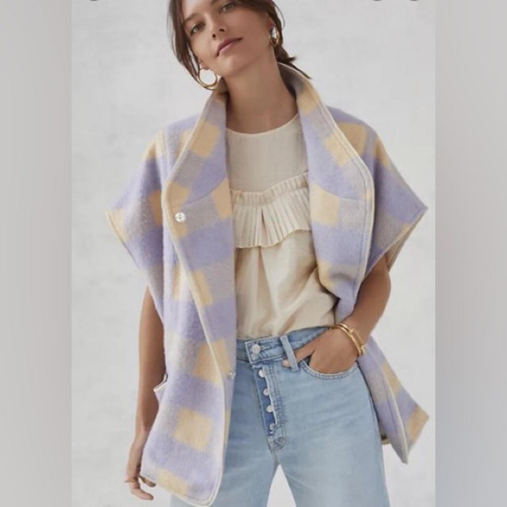 Anthropologie Andersen & Lauth capelet vest